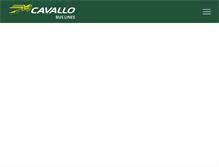 Tablet Screenshot of cavallobuslines.com